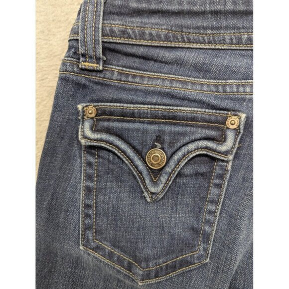 Vigoss Jeans Womens 9 Blue Bootcut Stretch Denim Five Pocket Mid Wash P1536J - Picture 10 of 16